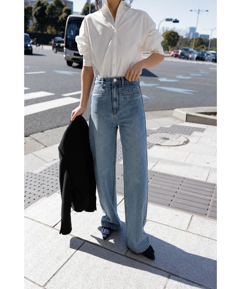 Nae Straight Pocket Jeans S 通常丈 新品 nae. Straight Pocket Jeans Sサイズ 通常丈 Straight