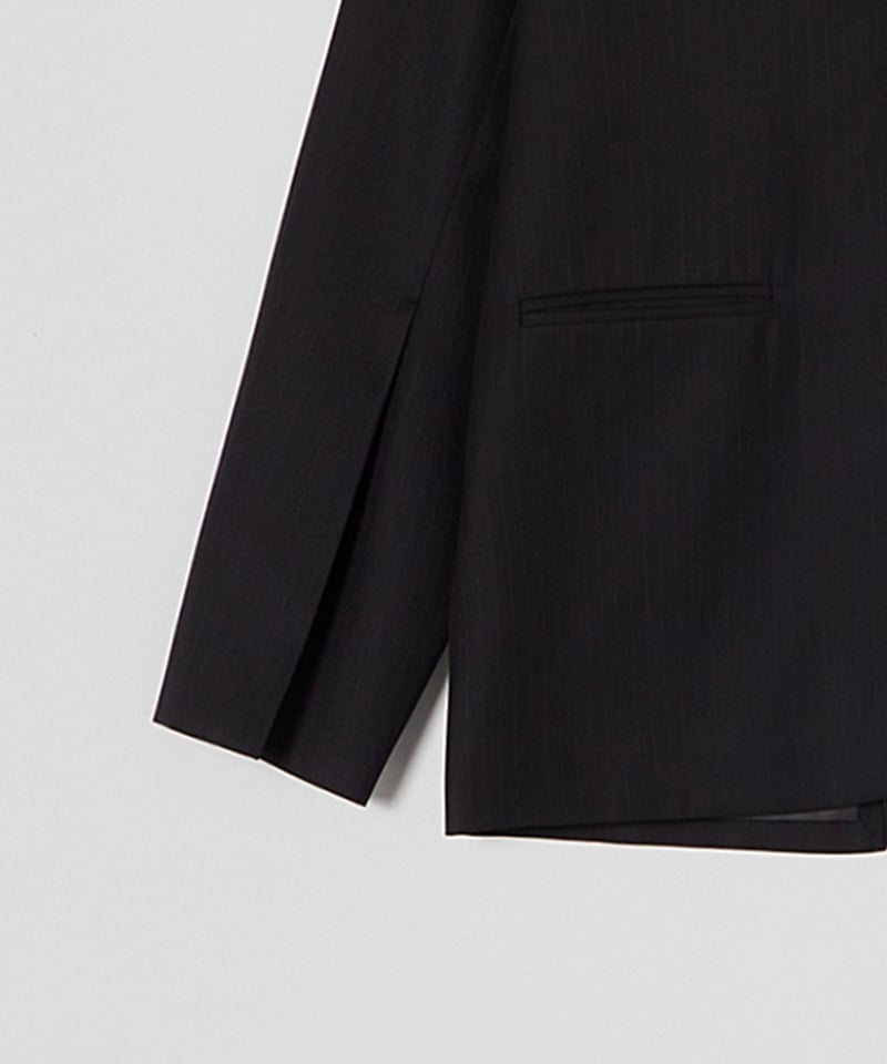Na.e Stripe Over Jacket Navy ナエ ジャケット Stripe Over Jacket | Na.e
