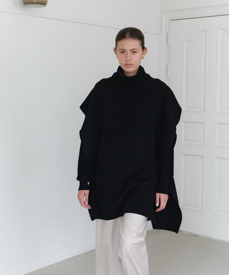 Wool Poncho | Na.e