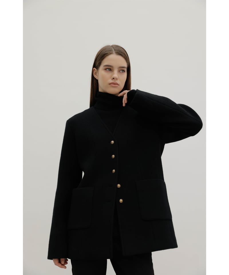 ジャケット・アウター Na.e Wool&Cashmere Button Coat Wool&Cashmere Button Coat | Na.e