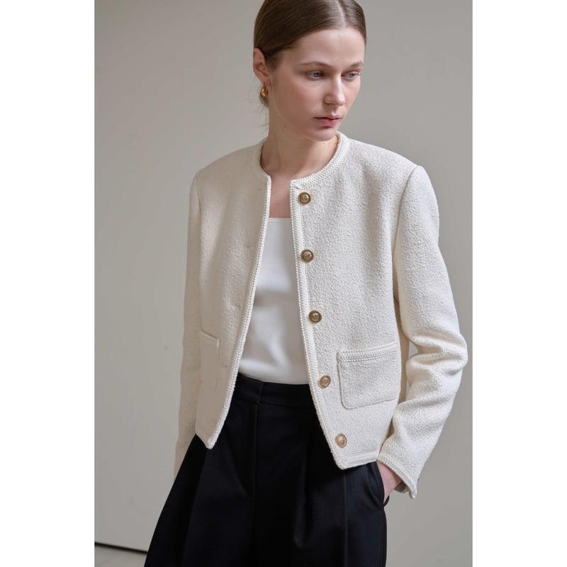 na.e ナエ ツイードジャケット ナエ na.e nae THE TWEED JACKET ツイードジャケット