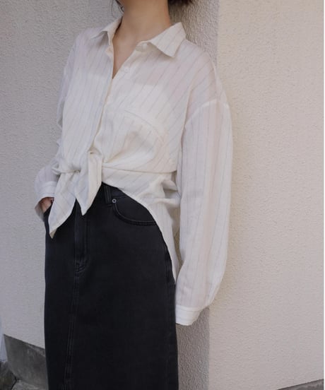 Linen Stripe Shirt
