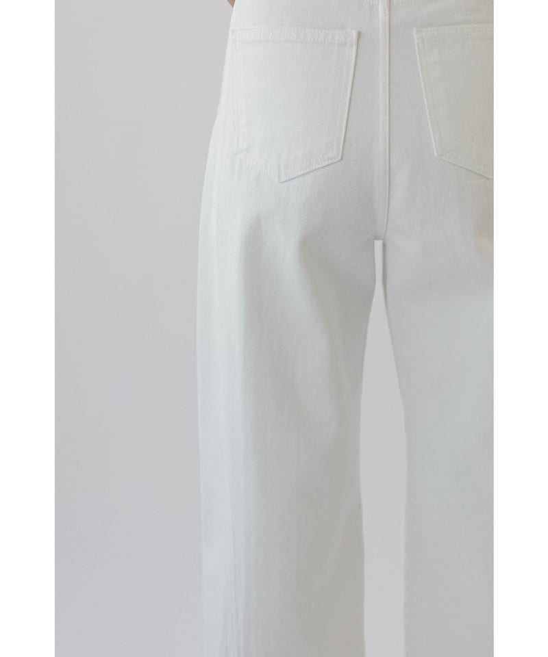 新品タグ付き☆ Na.e ナエ Stitch Wide Jeans yanuk Stitch Wide Jeans _White | Na.e