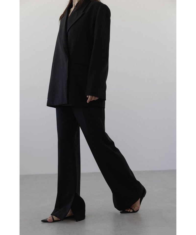 ゆうナチュラルダンプインフレートパンツ　ブラック JOURNAL STANDARD LUXE（ジャーナルスタンダード ラックス）の