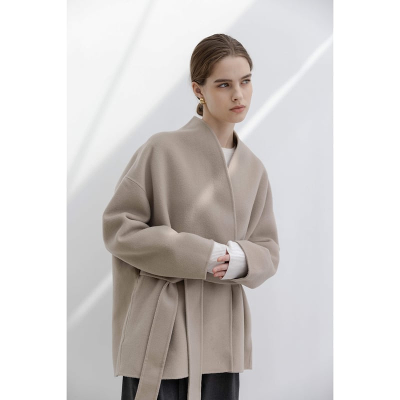 Allure Coat_Greige | Na.e