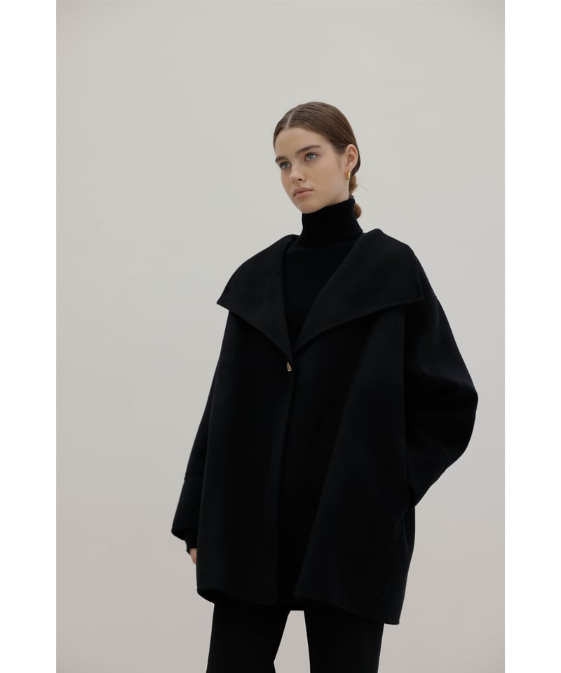PREMIUM LABEL】Cashmere Half Coat | Na.e