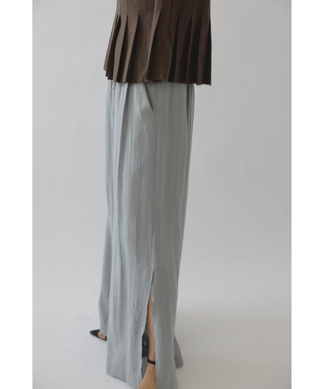 Wrinkle Slit Pants