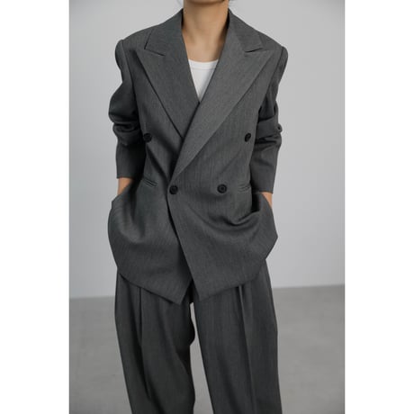 Sophie Double Breasted Jacket_Gray