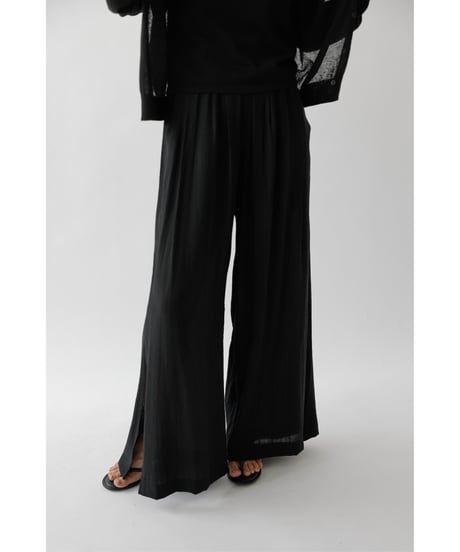Wrinkle Slit Pants