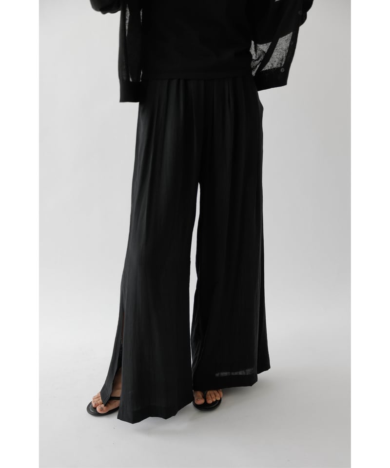 Wrinkle Slit Pants | Na.e