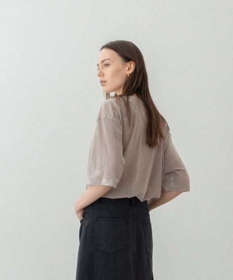 Sheer Velour T