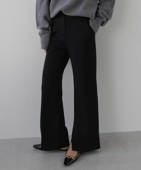 新品♡Na.e Wrinkle Slit Pants Blue Glay CATEGORY Bottoms | Na.e
