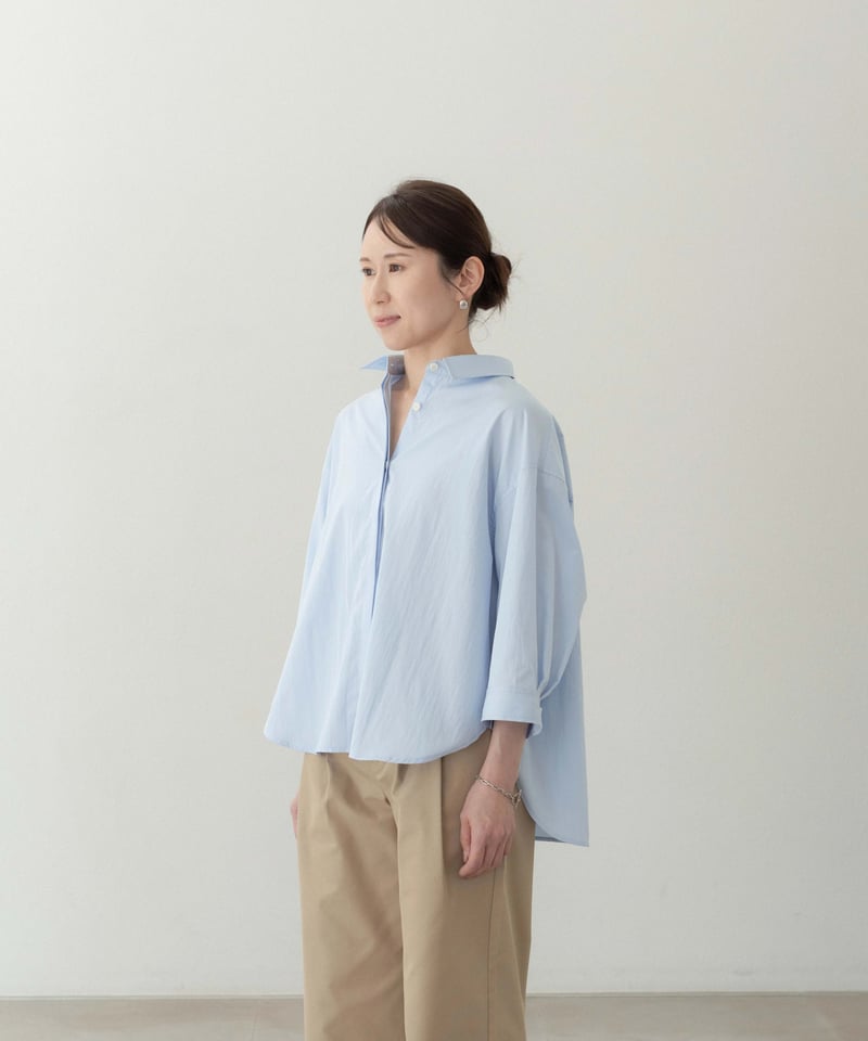 na.e Big Over Shirt White ビッグオーバーシャツ BS】Over Shirt | Na.e