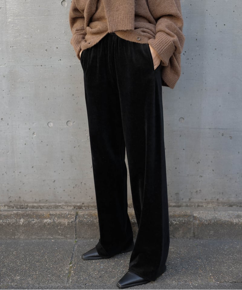 PRE-ORDER【First Order10%OFF】Smooth Velour Pants