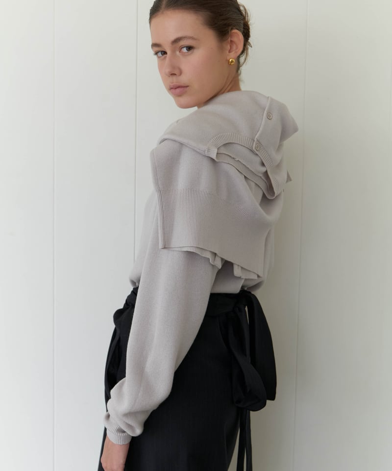 EVER SERIES】Crew Neck Cardigan | Na.e