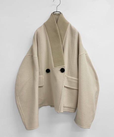 Cashmere Blend Short Coat