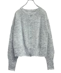 Kid Mohair Sequin Knit Cardigan