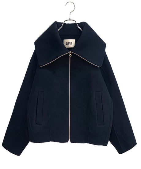 Cashmere-blend wool short blouson