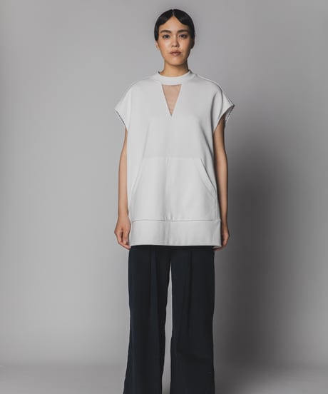 LUXURY JERSEY Lined V-Design TOP