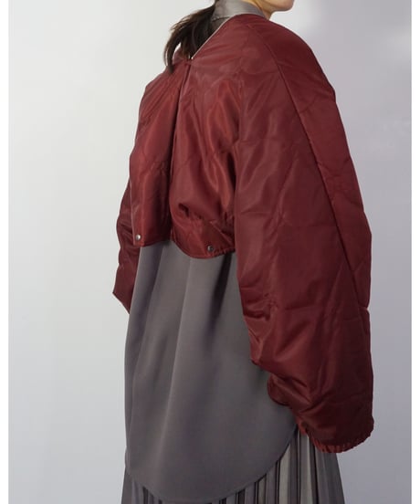 [AW pre order] QUILTING PONCHO