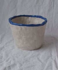 handmade original pot［piping_navy］