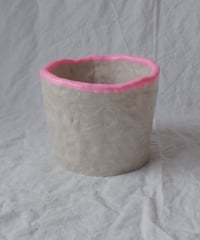 handmade original pot［piping_pink］