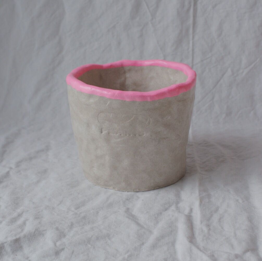 handmade original pot[piping_pink] | spi plants