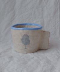 handmade original mug ［spi blue］