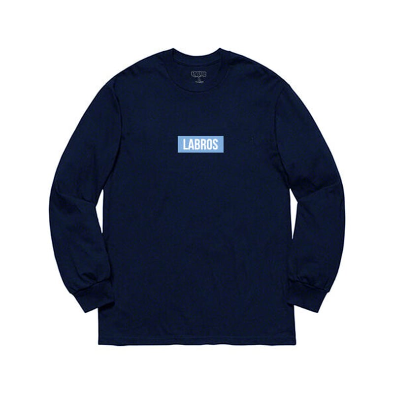 Box Logo L/S Tee (Navy) | 井上商店