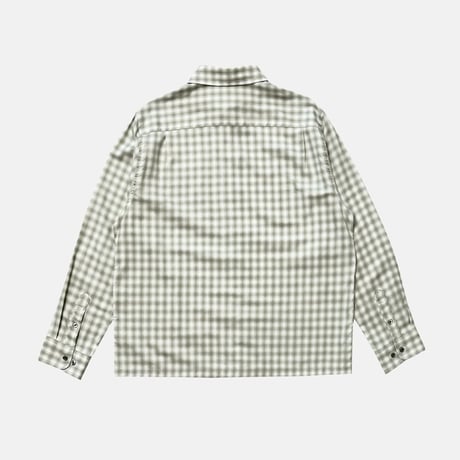 "LABROS" Ryan Plaid Shirts (Olive)