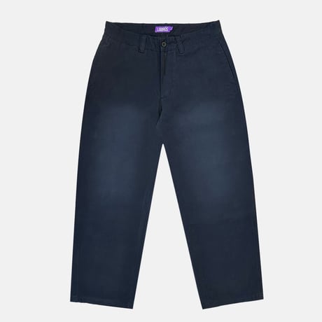 "LABROS" Round Logo Chino Pants (Navy)