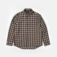 "LABROS" Western Plaid Shirts (Brown)