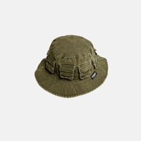 "LABROS" Mulch Pocket Bucket Hat (Olive)