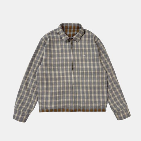 "LABROS" Plaid Buena Jacket (Brown/Purple)