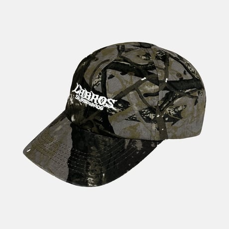 reflective snake-print mesh cap sick dan