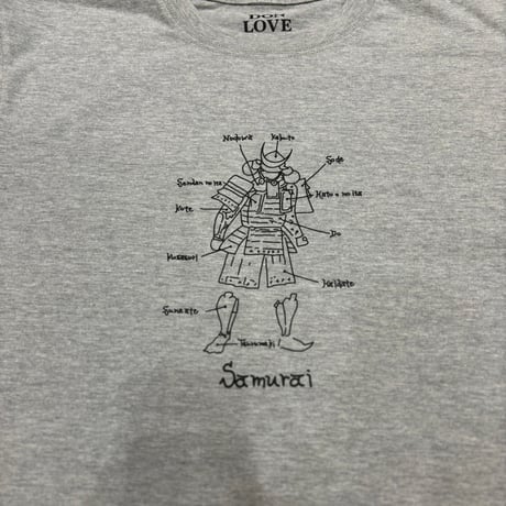 "DON LOVE" Samurai Tee (Gray)