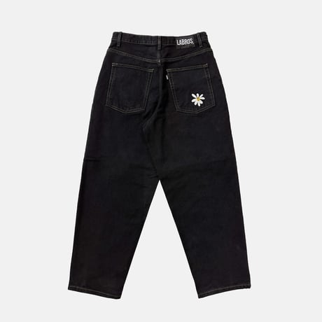 Smart Daisy Baggy Jeans (Black/Olive)