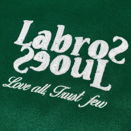 "LABROS" Heart TGL Quilted Stadium Jacket (Green)