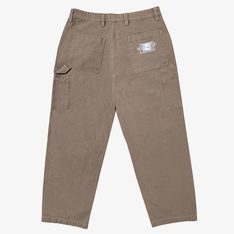 "LABROS" Trust Double Knee Carpenter Pants(Brown)