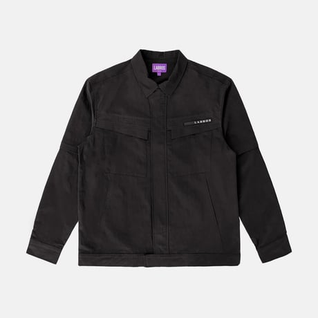 "LABROS" Removable Sleeves Shirts (Black)