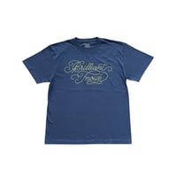 "DON LOVE" Brilliant Inoue Logo Tee (Navy / Yellow)