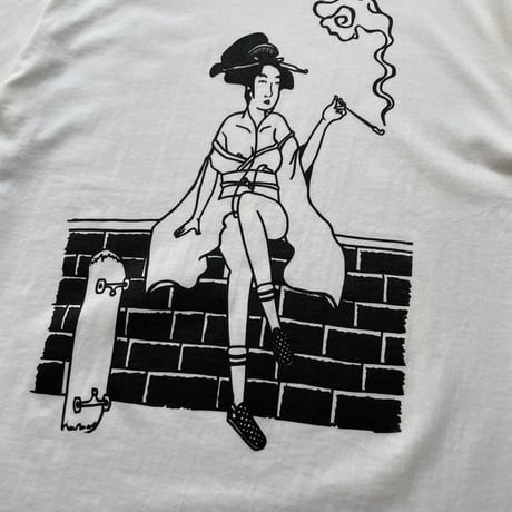 DON LOVE 浮世絵 S/S Tee (White)