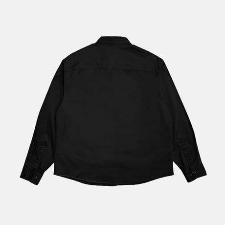 "LABROS" Washed Work Shirts (Black)