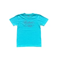 "DON LOVE" Brilliant Inoue Logo Tee (Ladies / Turquoise Blue)