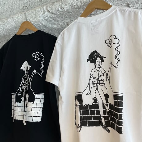 DON LOVE 浮世絵 S/S Tee (White)