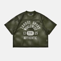"LABROS" Mesh Football Jersey (Olive)