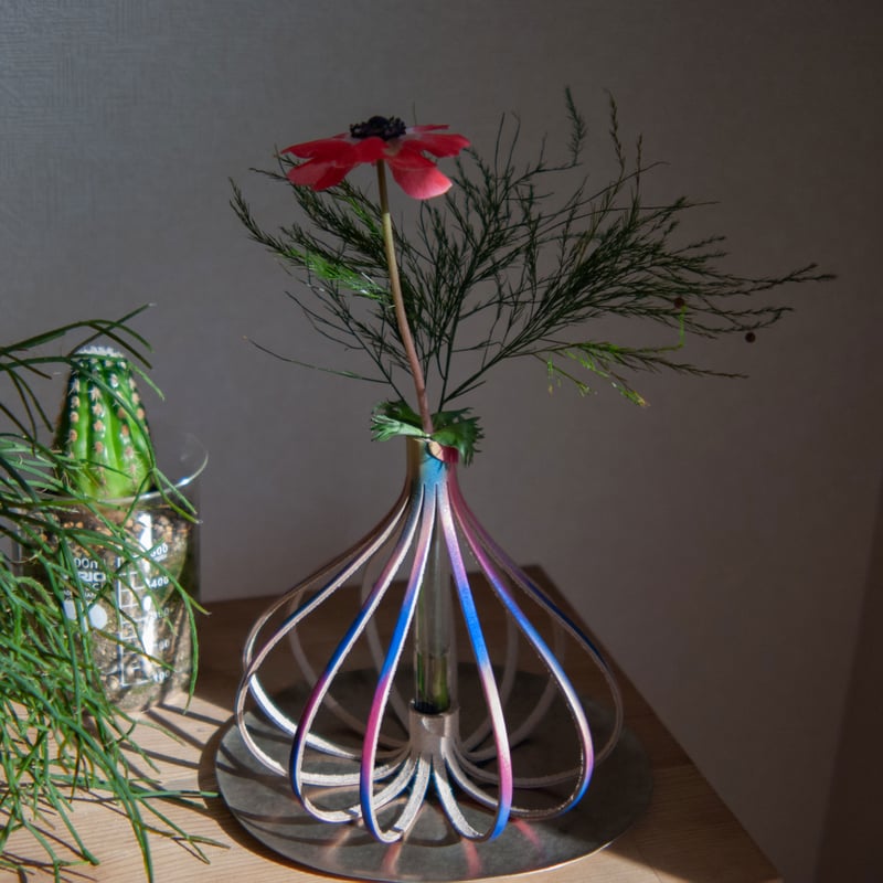 バイカラーボール　花器 flower vase / マルチカラー | yojiomi shoes& crafts