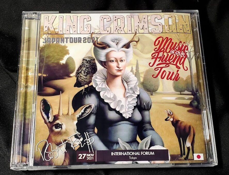 King Crimson Japan Tour 2021 パンフレット サイン入 キング・クリムゾン 2021年日本公演初日11月27日 東京 | livebootleg-2nd