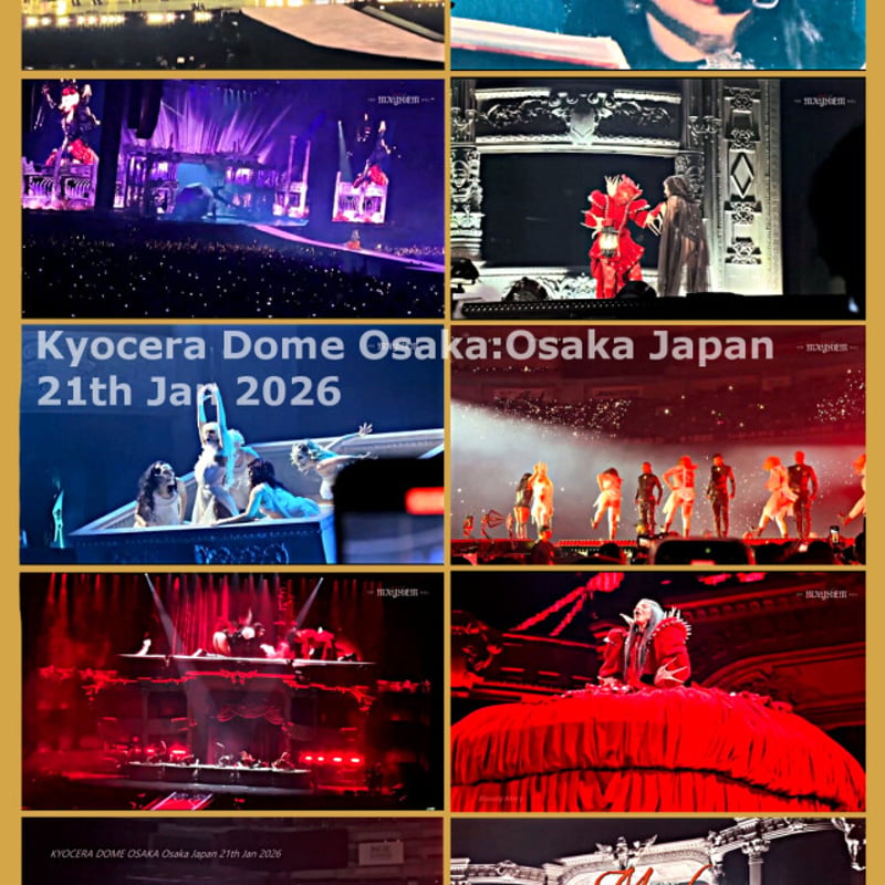 Lady GaGa -2026年日本公演1月21日大阪 3Cam multi Audshot