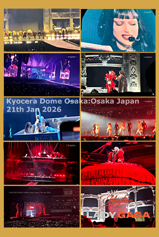 Lady GaGa -2026年日本公演1月21日大阪 3Cam multi Audshot